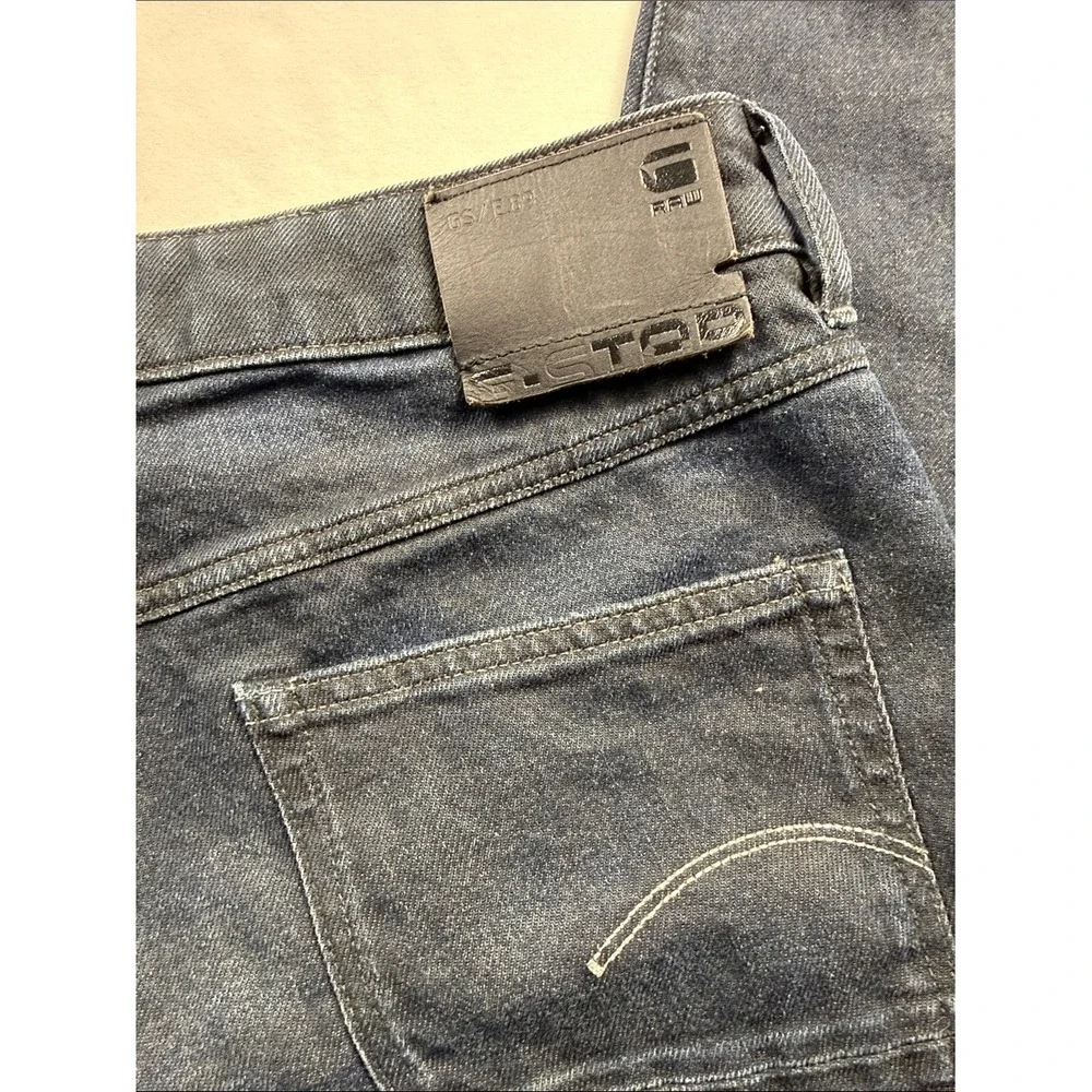 G-Star Raw Kate Boyfriend Dark Wash Gold Denim Jeans 28x30 D15264-B767-B815